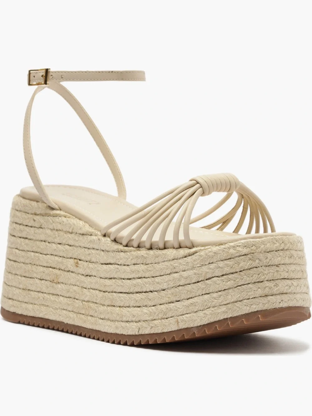 NWOB Schutz Livia Espadrille Platform Sandals with Ankle Strap